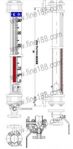 CFZ-C15B衬PTFE耐腐型（有盲区）磁性翻柱液位计
