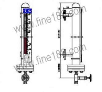 CFZ-C13低温防霜型磁性翻柱液位计